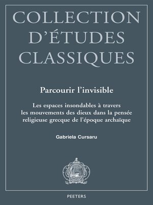 cover image of Parcourir l'invisible